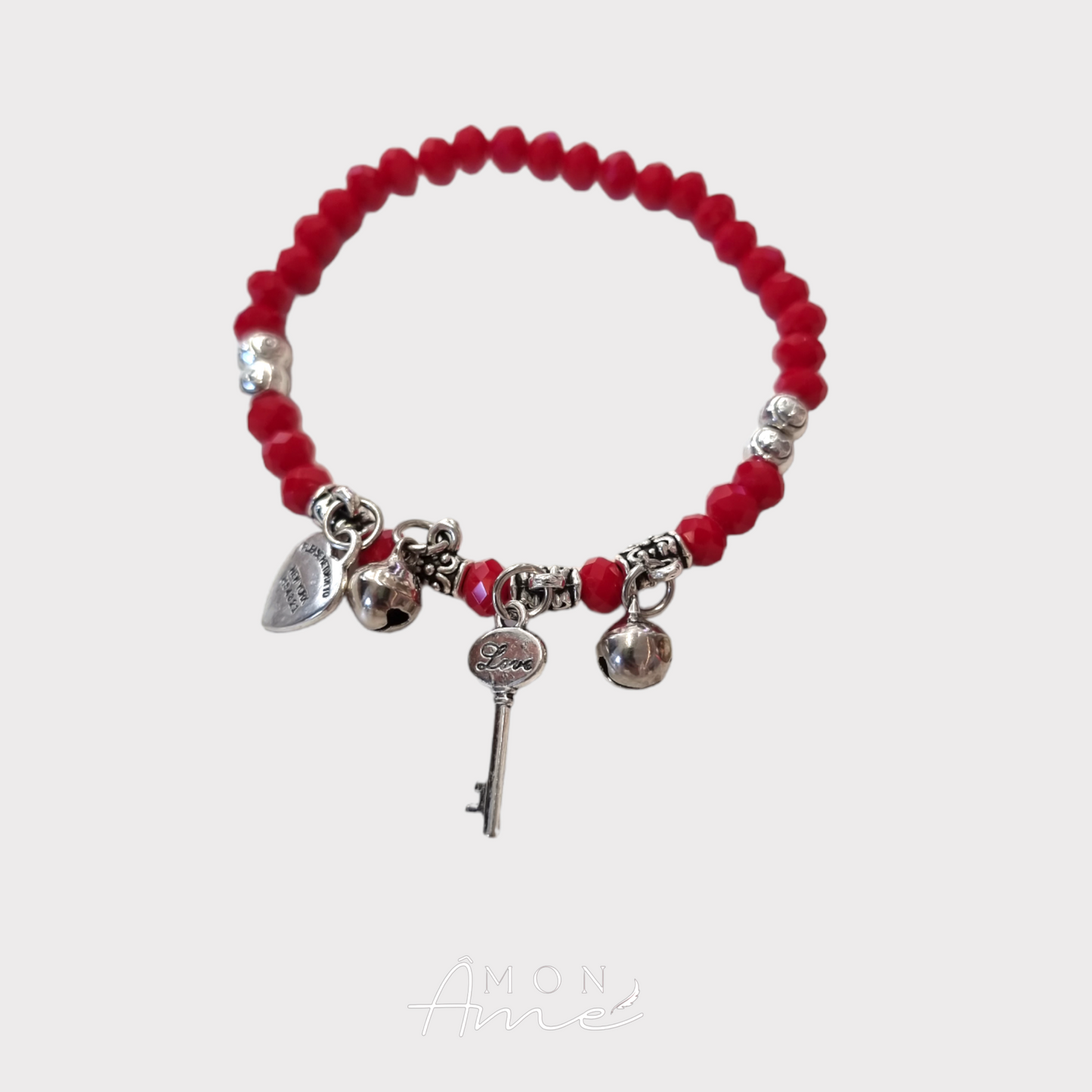 Pulsera roja llave